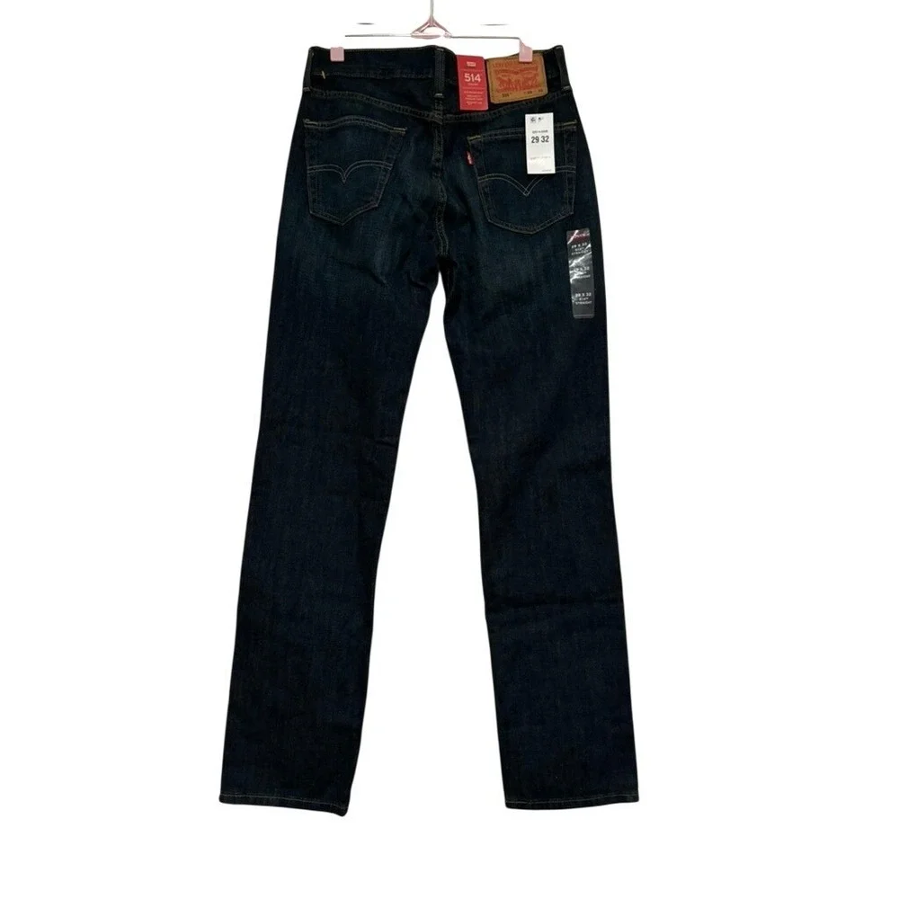 Levi's dark wash straight leg 29 x 32 new‎ with tags H